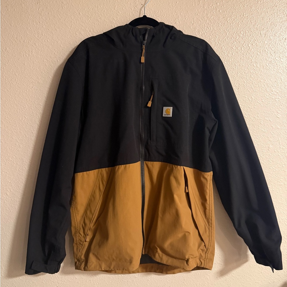 Carhartt Men's Black and Brown Windbreaker